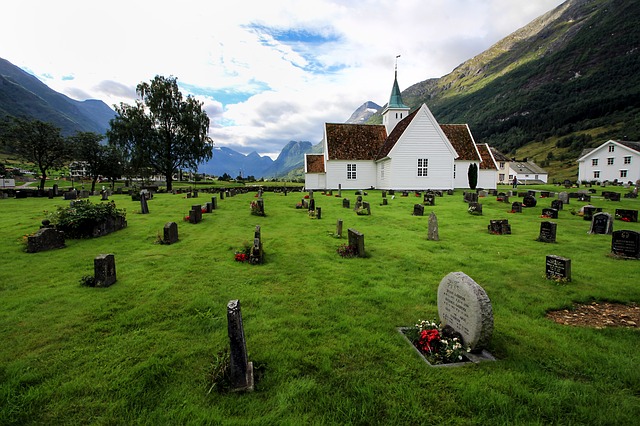 cimetière devant église